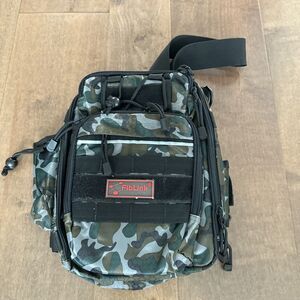 FibLink Shoulder Crossbody Sling Bag Outdoor Fishing Tackle Storage Pack